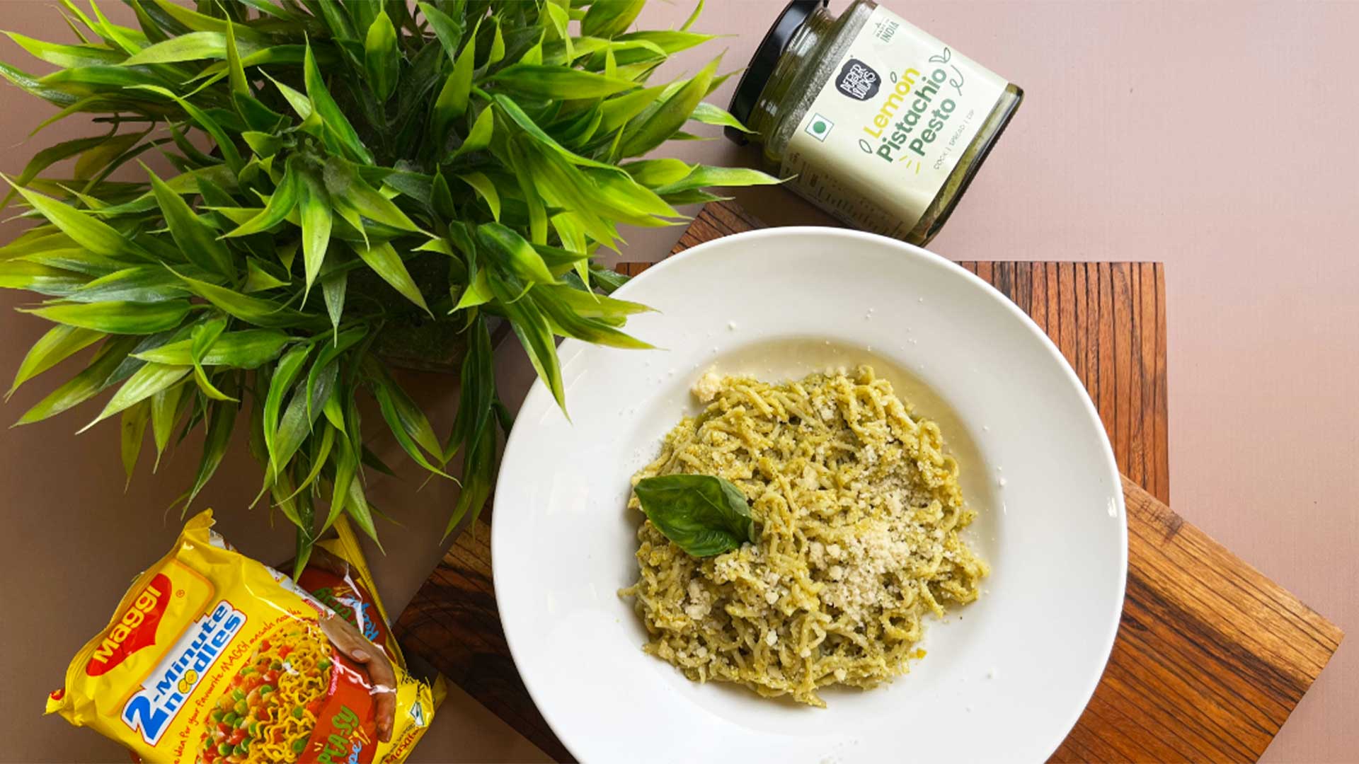 Pesto Maggi Recipe Pepperwicks